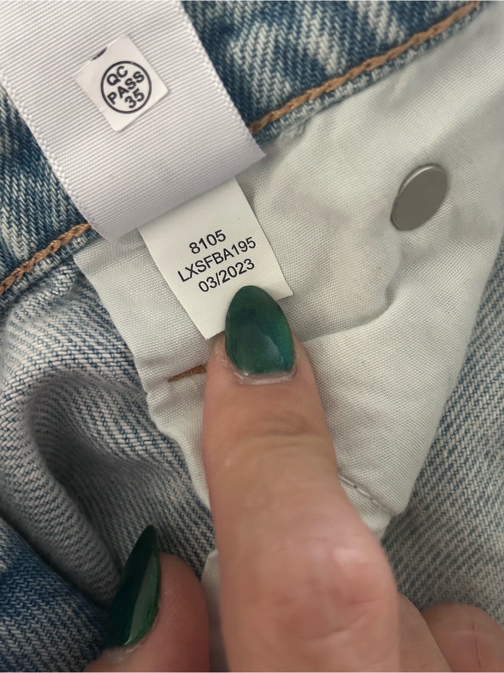 Distressed Light Wash Women’s Mom Jean - Picture 9 of 10